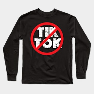 ban tiktok save america Long Sleeve T-Shirt